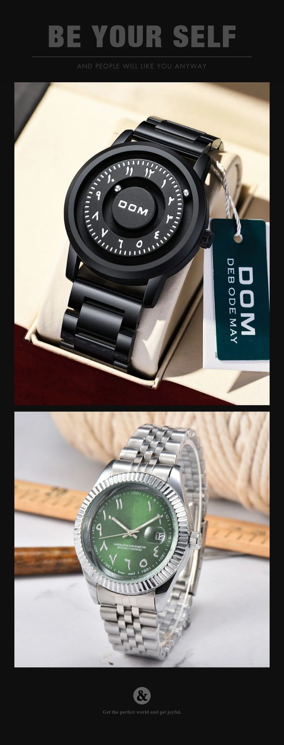 2 ARABIC WATCH COMBO